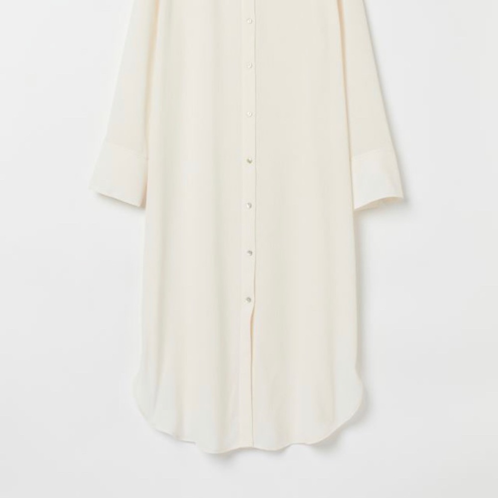 H&M Jacquard Weave Shirt Dress